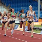 Lynsey Sharp (Edinburgh) on her way to victory in the 800 metres, 2014 Sainsbury's British Championships. Photo: David T. Hewitson/Sports for All Pics